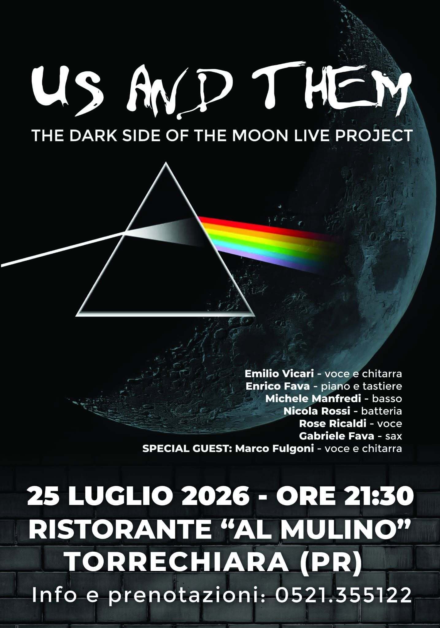 Al Mulino di Torrechiara " The dark side of the moon" live project