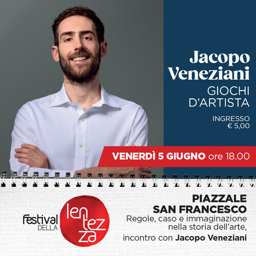 A Parma il Festival della lentezza, ospite Jacopo Veneziani