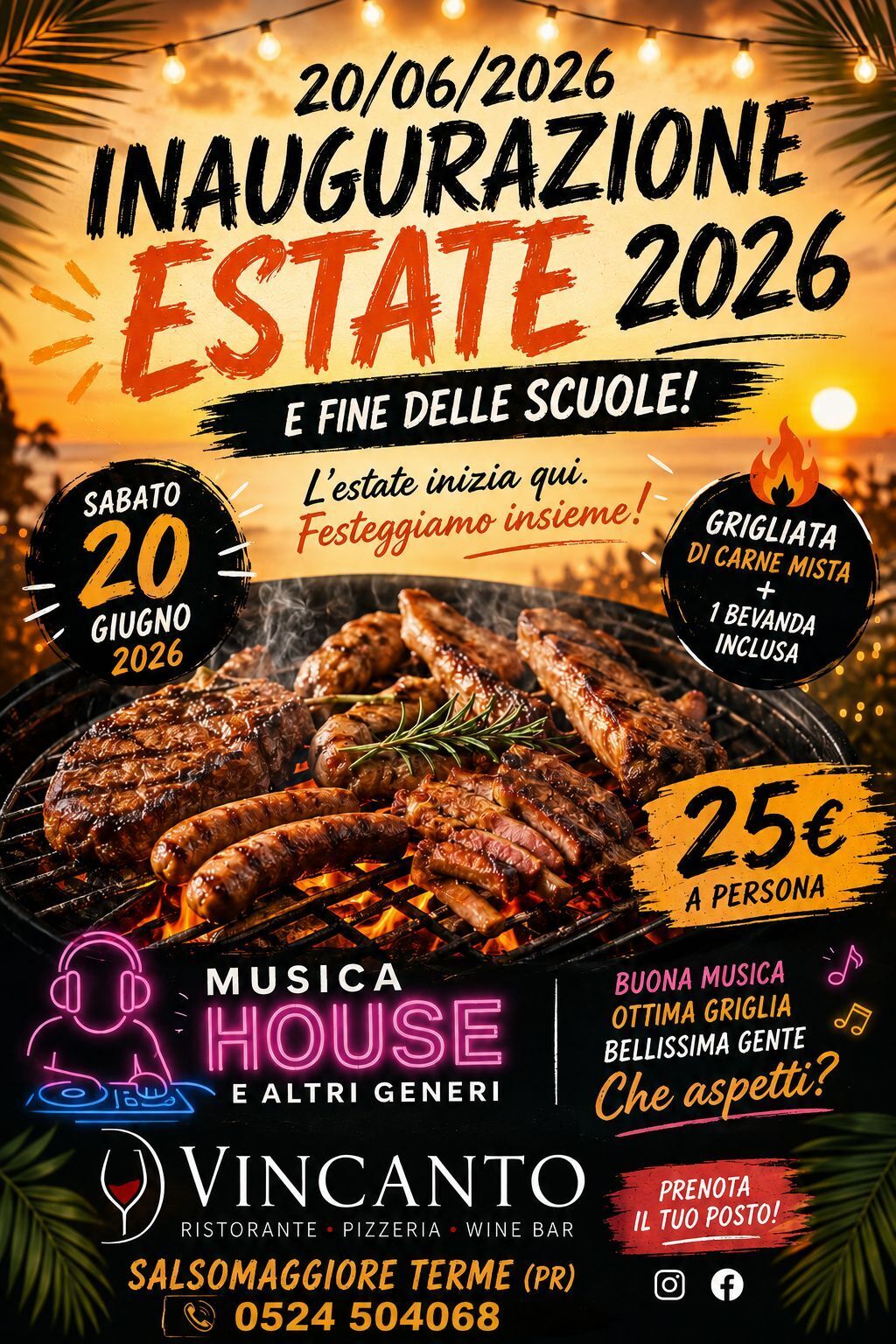 Da Vincanto festa di inaugurazione estate e fine scuola