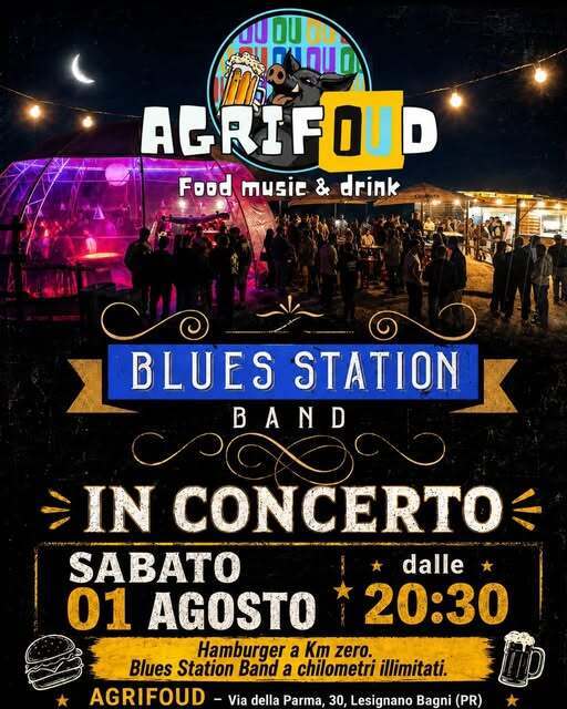 Da Agrifoud  Blues Station Band in concerto